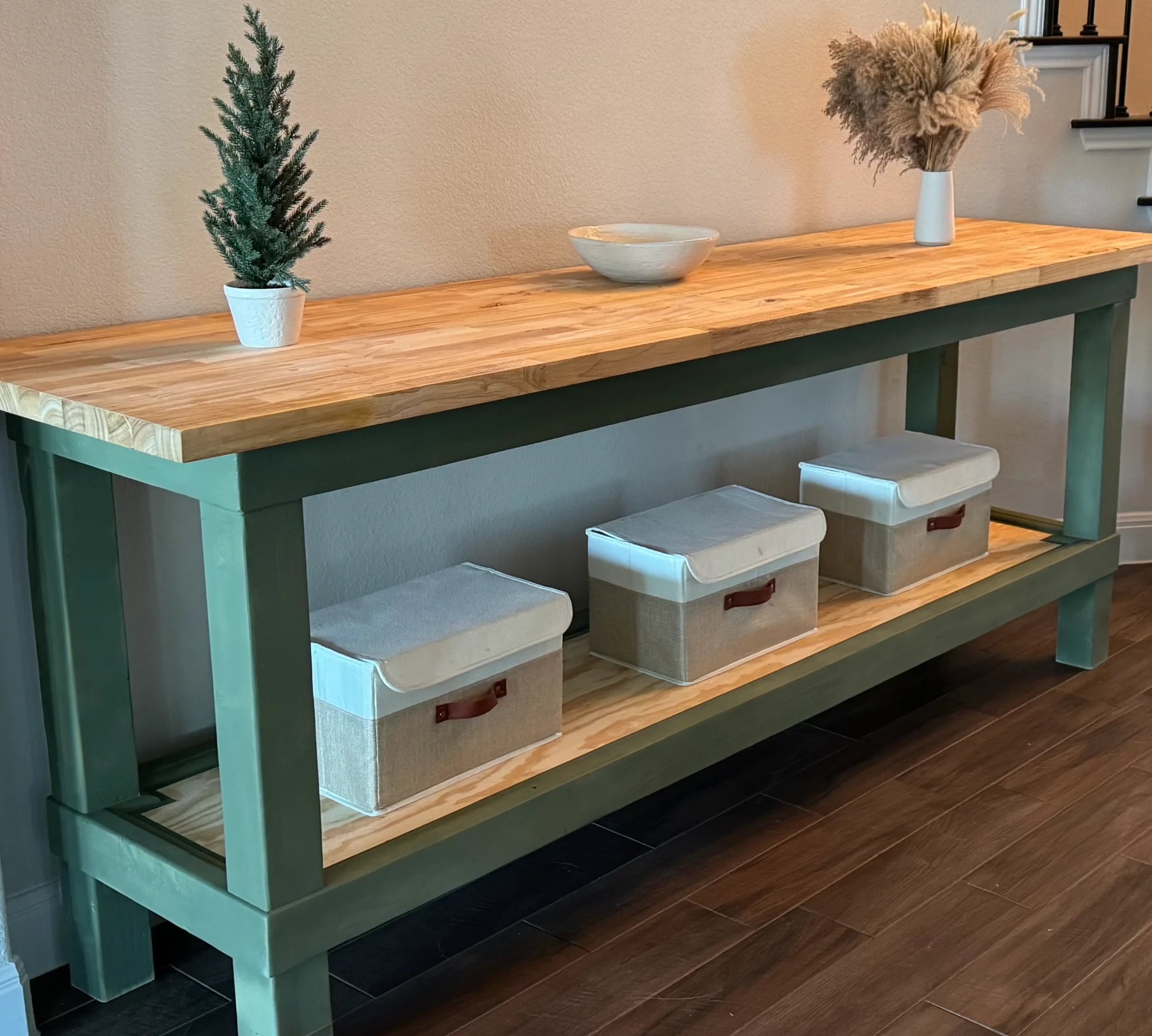 Custom Farmhouse Console Table