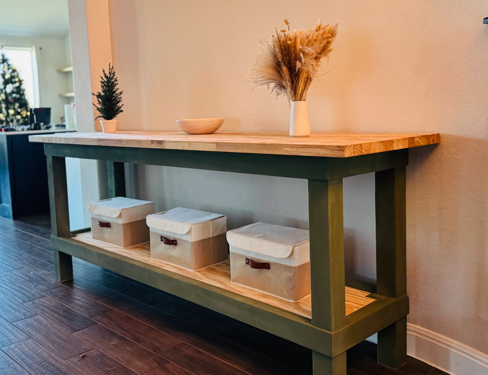 Console Table Side View