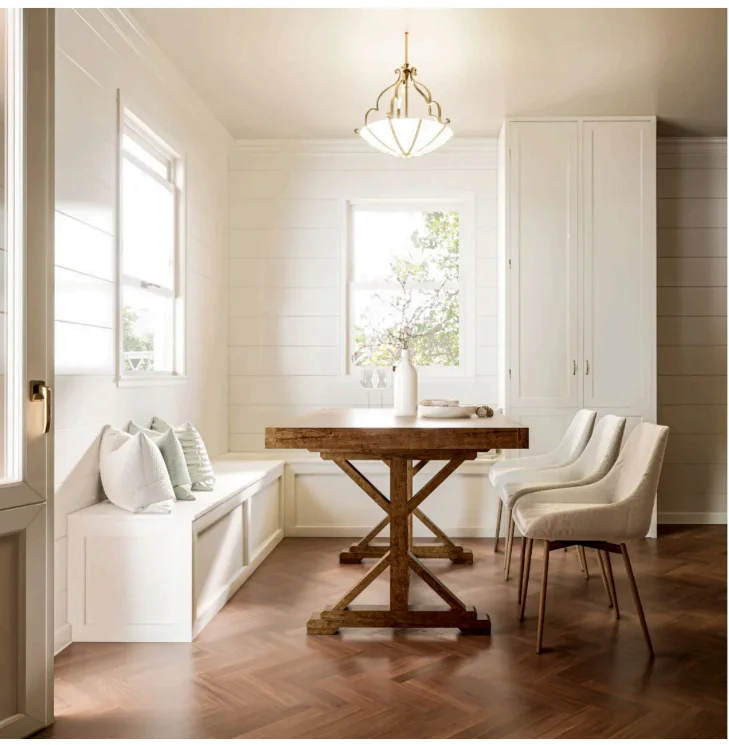 Custom Dining Table and Window Seat